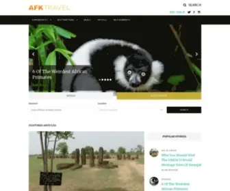 Afktravel.com(African Travel Deals) Screenshot