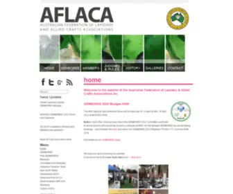 Aflaca.org.au(Australian Federation of Lapidary & Allied Crafts Associations AFLACA) Screenshot