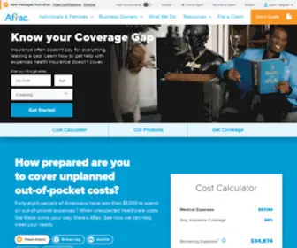 Aflacclients.com(Supplemental Insurance for Individuals & Groups) Screenshot