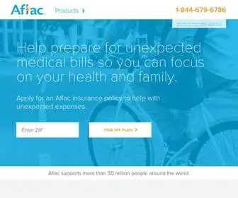 AflacPlans.com(Supplemental Insurance Plans from Aflac) Screenshot