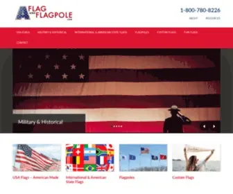 Aflagandflagpole.com(A Flag and Flagpole) Screenshot