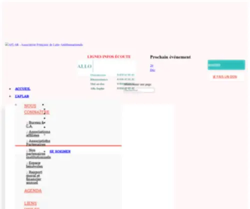 Aflar.org(Accueil) Screenshot