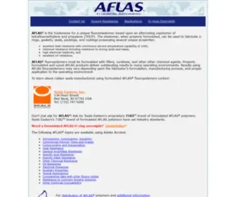 Aflas.com(For information on AFLAS (R) TFE/P fluoropolymers) Screenshot