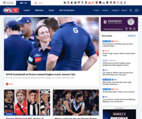 AFL.com.au Screenshot