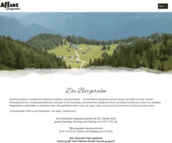 Aflenzer-Buergeralm.at(Startseite Winter) Screenshot