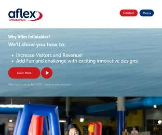 Aflexinflatables.com(Aflex Inflatables) Screenshot