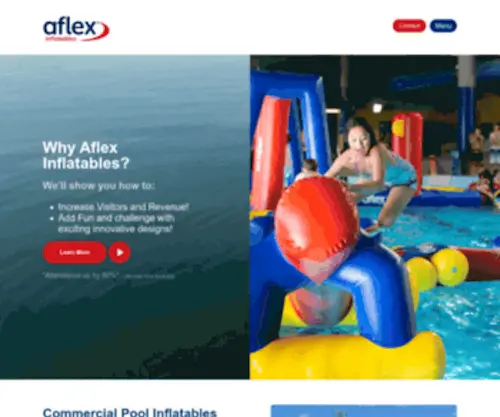 Aflextechnology.com(Aflex Inflatables) Screenshot