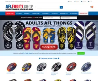 Aflfootyshop.com.au(Official AFL Merchandise) Screenshot