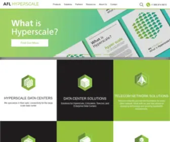 Aflhyperscale.com(AFL Hyperscale is your data center cabling and connectivity partner) Screenshot