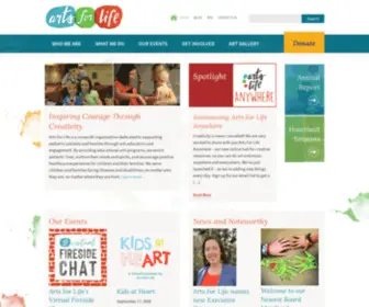 AFLNC.org(Inspiring Courage Through Creativity) Screenshot