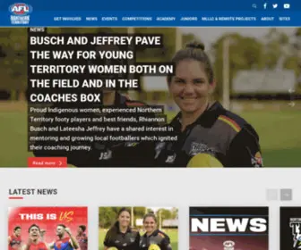AFLNT.com.au(AFL Northern Territory (AFLNT)) Screenshot