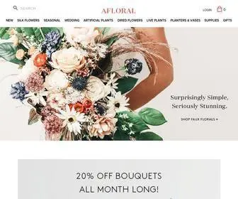Afloral.com(Shop Artificial Flowers) Screenshot