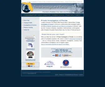 Afloridapi.com(Florida Private Investigators) Screenshot