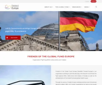 Afmeurope.org(Friends of the Global Fund Europe) Screenshot