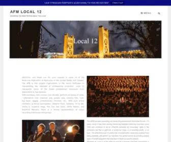 Afmlocal12.com(Everything you need to know about your Local) Screenshot