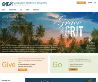 Afmonline.org(Adventist Frontier Missions) Screenshot