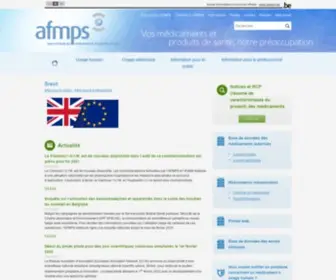 AFMPS.be(Vos médicaments et produits de santé) Screenshot