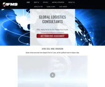 AFMS.com(Global Transportation Management) Screenshot