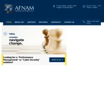 Afnam.com(AFNAM Information Technology) Screenshot