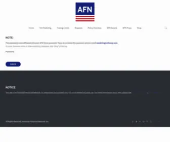 Afncenter.com(Marketing HUB) Screenshot