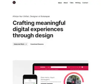 Afnizarnur.com(Afnizar Nur Ghifari) Screenshot