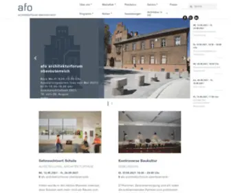 Afo.at(Architekturforum) Screenshot