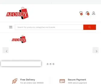 Afobuy.com(Nigerian online shopping mall) Screenshot