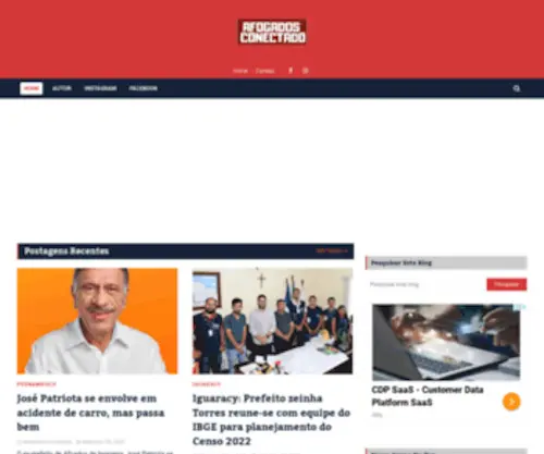 Afogadosconectado.com(Afogados Conectado) Screenshot