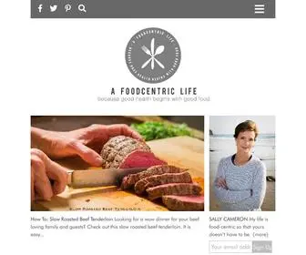 Afoodcentriclife.com(Easy Healthy Recipes for Everyone) Screenshot