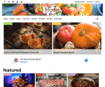 Afoodieworld.com(Foodie Magazine) Screenshot