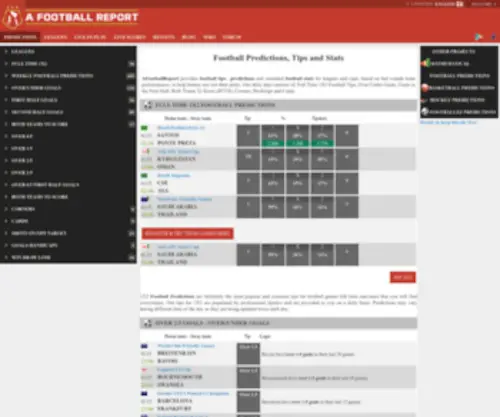 Afootballreport.com Screenshot