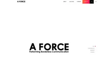 Aforce.co.jp(株式会社エーフォース（A FORCE Inc.）) Screenshot