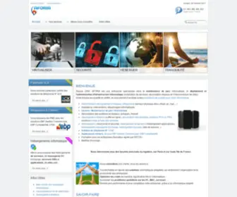 Aforia.com(Prestataire informatique) Screenshot