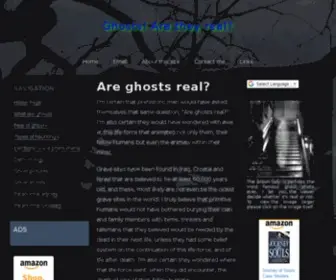 Aformerskeptic.com(Ghost) Screenshot