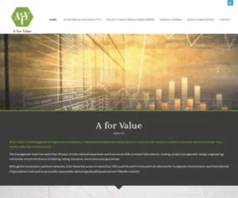 Aforvalue.com(Global Management Consultancy) Screenshot