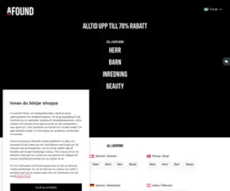 Afound.com(Fashion From Famous Brands) Screenshot