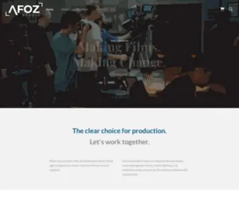 Afozstudio.com(Video Production in Mauritius) Screenshot