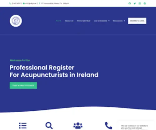 Afpa.ie(The Acupuncture Foundation Professional Association (AFPA)) Screenshot