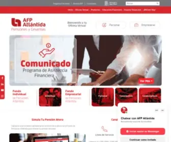 Afpatlantida.com(Construye el patrimonio que cuidará de ti y tu familia) Screenshot