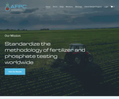 AFPC.net(Association of Fertilizer & Phosphate Chemist) Screenshot