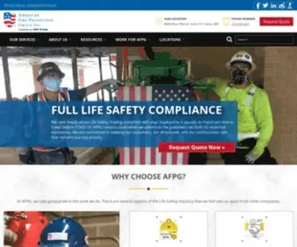 Afpgusa.com(American Fire Protection Group) Screenshot