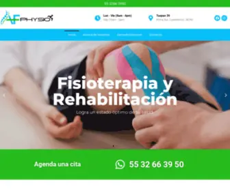 Afphysio.com.mx(AF Physio) Screenshot