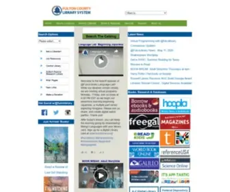 AFPLS.org(Fulton County Library System) Screenshot