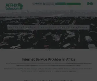 AFR-Ix.com(AFR-IX telecom) Screenshot