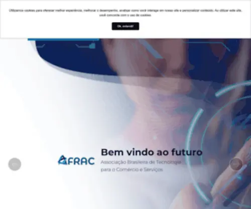 Afrac.org.br(Associação Brasileira de Tecnologia para o Comércio e Serviços) Screenshot