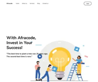 Afracode.com(Afracode LLC) Screenshot
