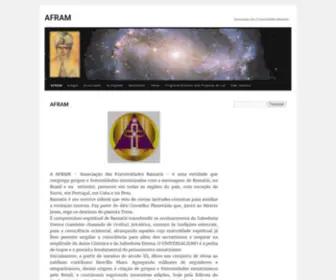 Aframramatis.org(A AFRAM – Associação das Fraternidades Ramatís) Screenshot