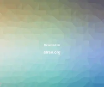 Afran.org(Afran) Screenshot