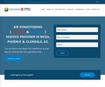 Afrdynamics.com(Air Conditioning & Air Quality Services) Screenshot