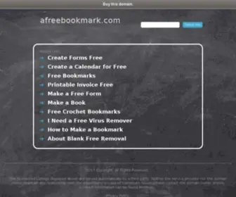 Afreebookmark.com(afreebookmark) Screenshot